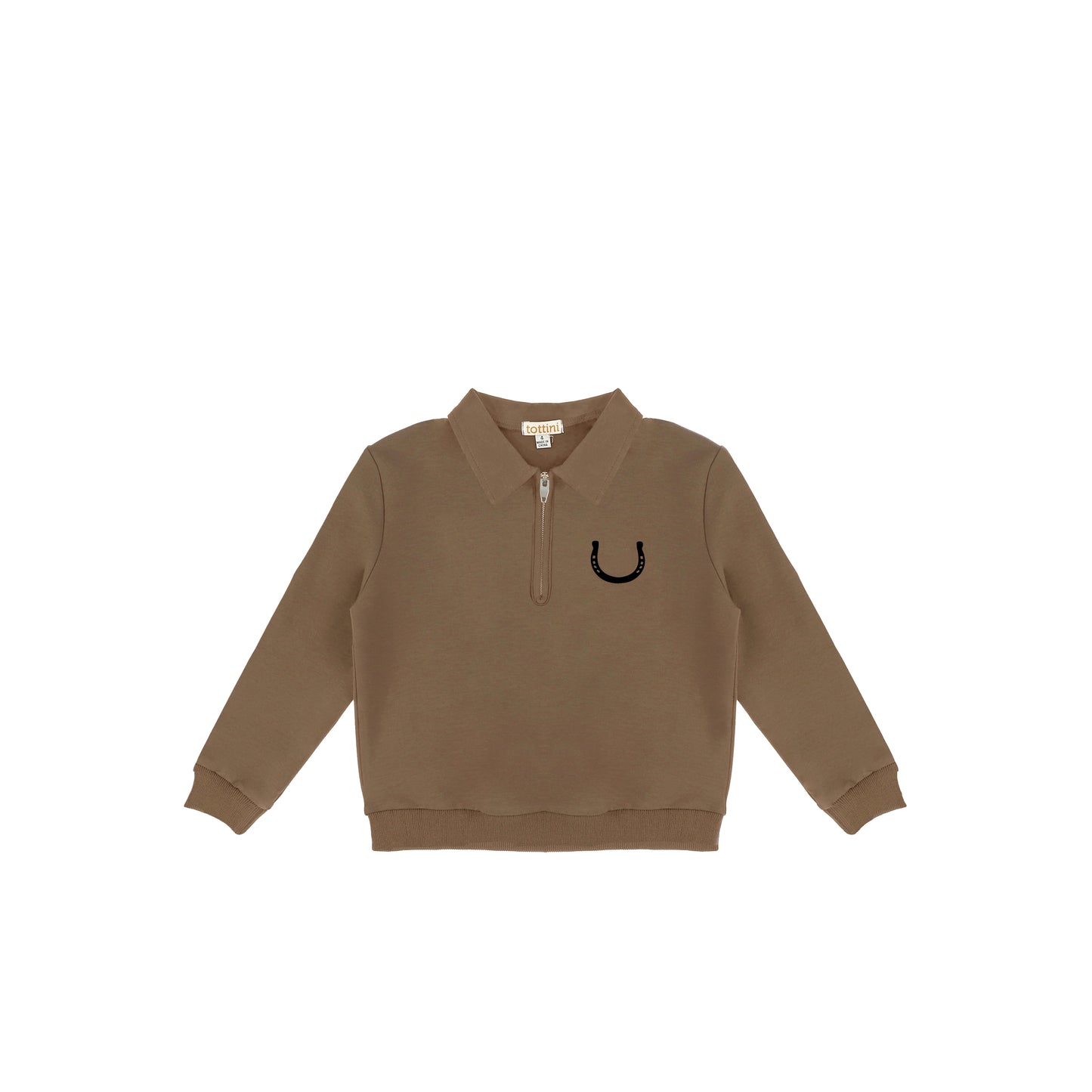 HORSE SHOE ZIP TOP