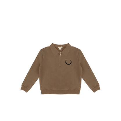 HORSE SHOE ZIP TOP