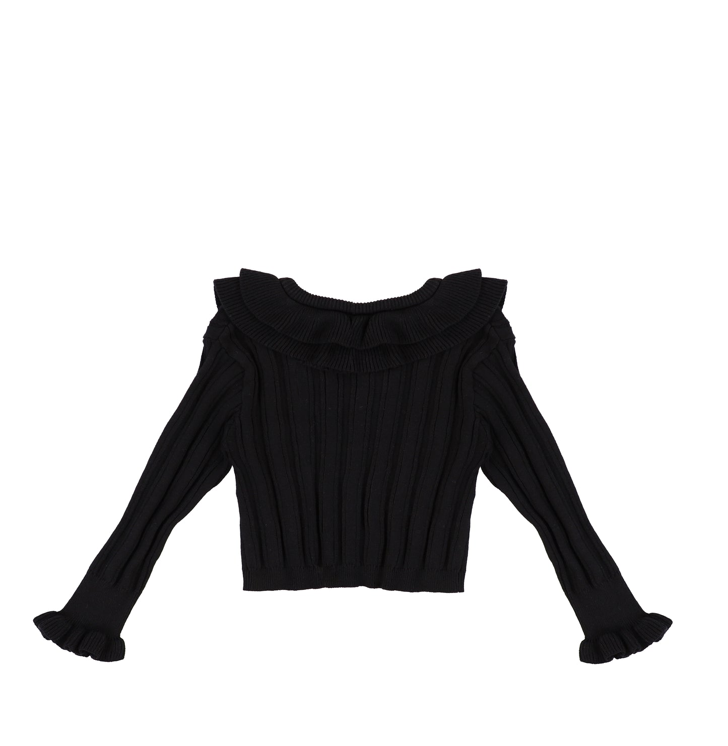 KNIT RIBBED SWEATER