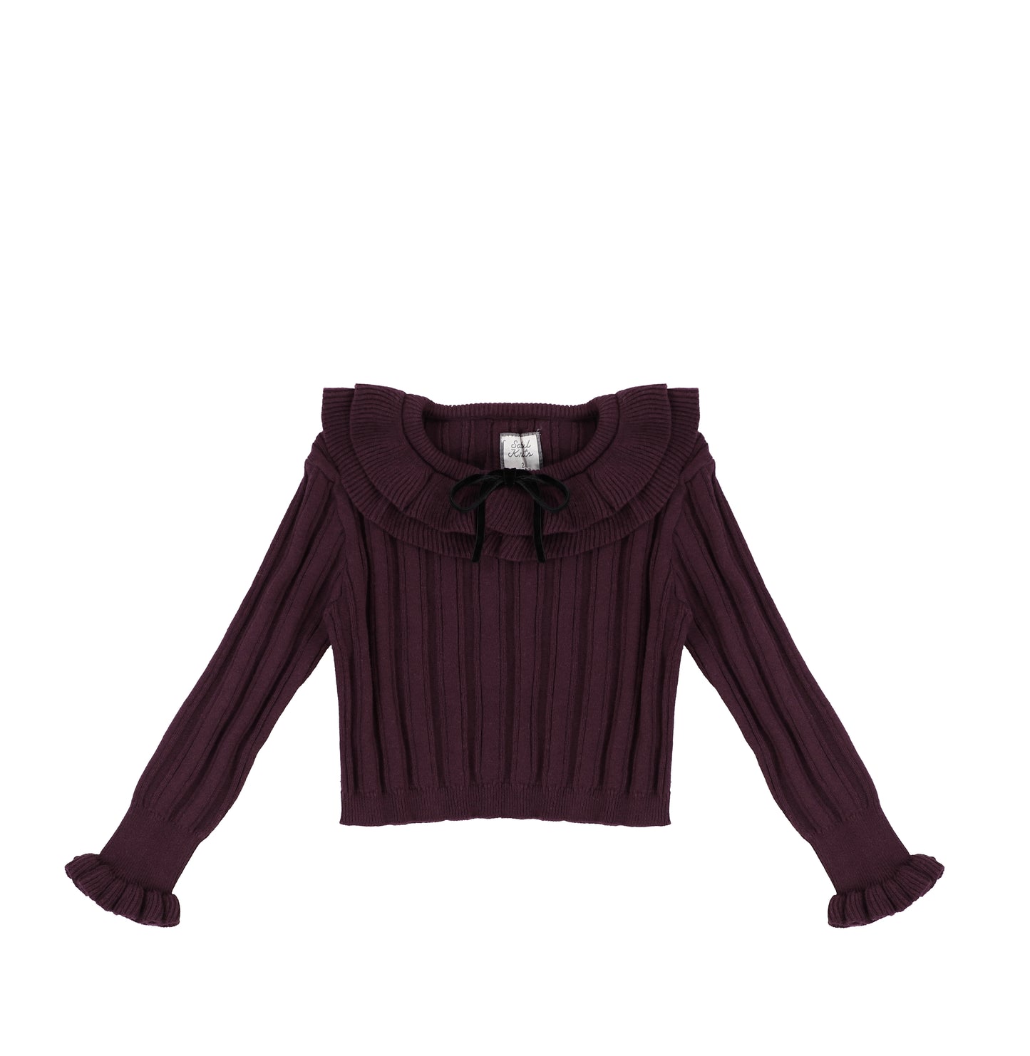 KNIT RIBBED SWEATER