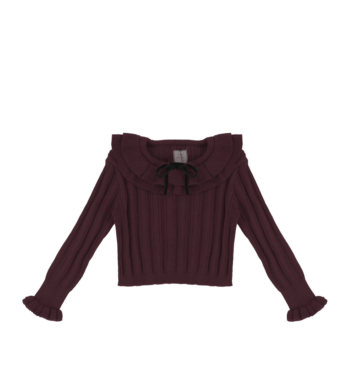 KNIT RIBBED SWEATER