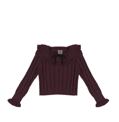 KNIT RIBBED SWEATER