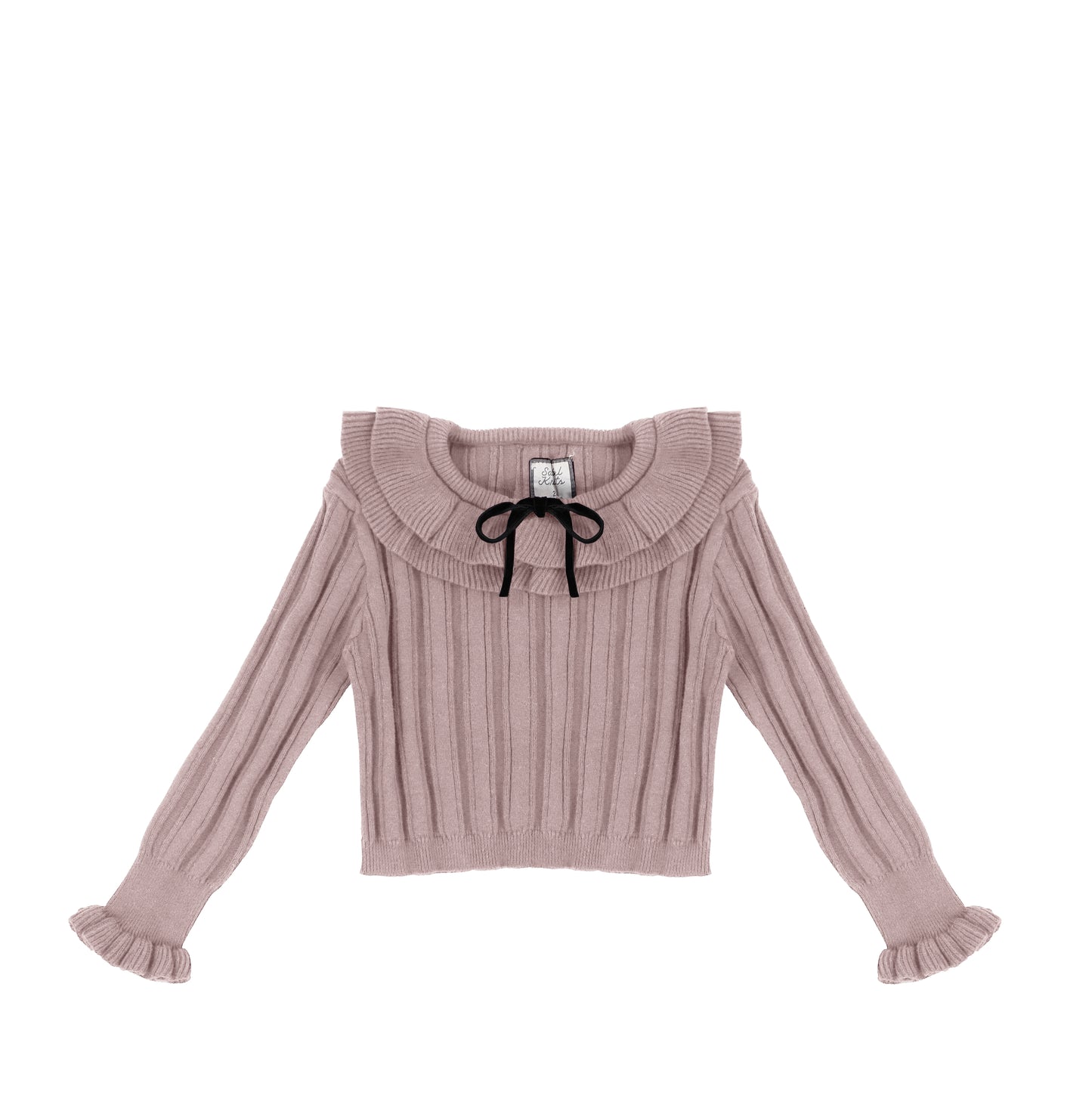 KNIT RIBBED SWEATER