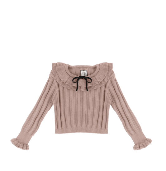 KNIT RIBBED SWEATER