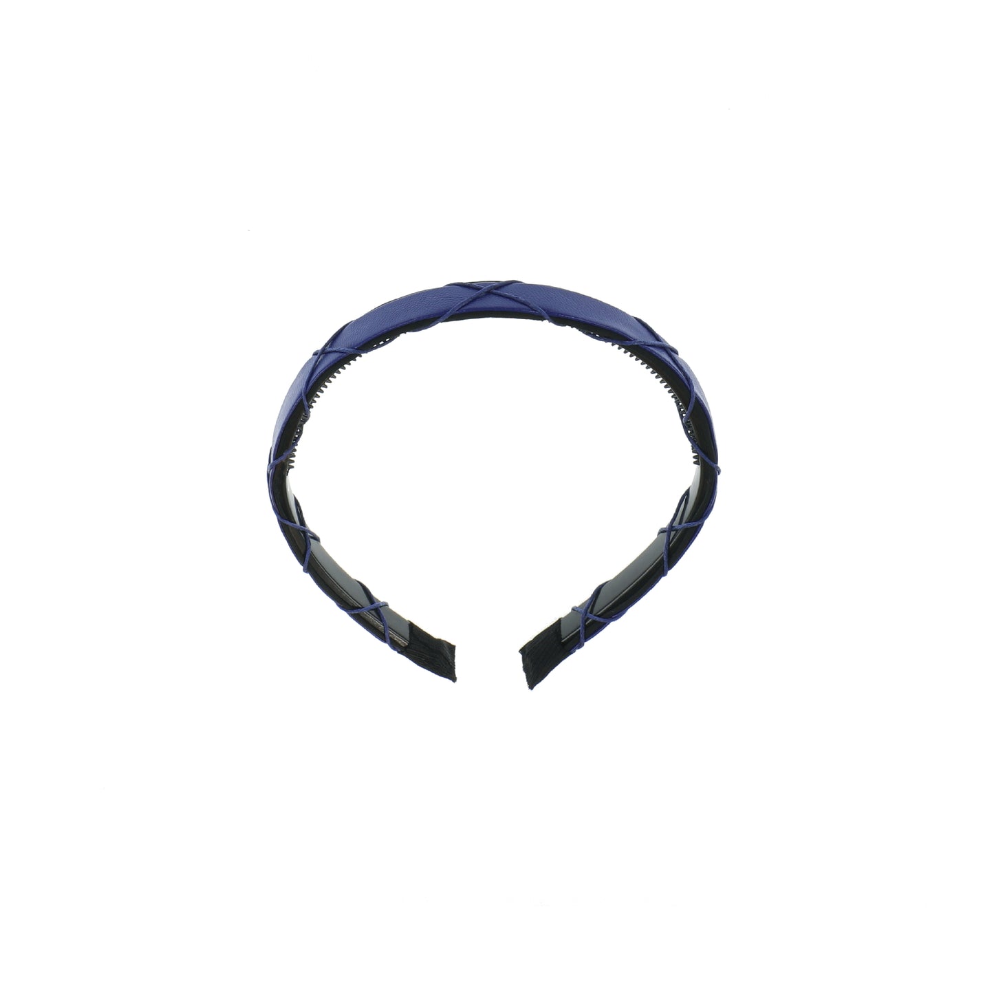 LEATHER CRISCROSS HEADBAND