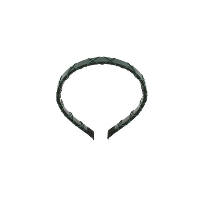 LEATHER CRISCROSS HEADBAND