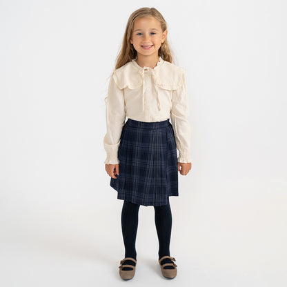 PLAID PLEATED SKIRT