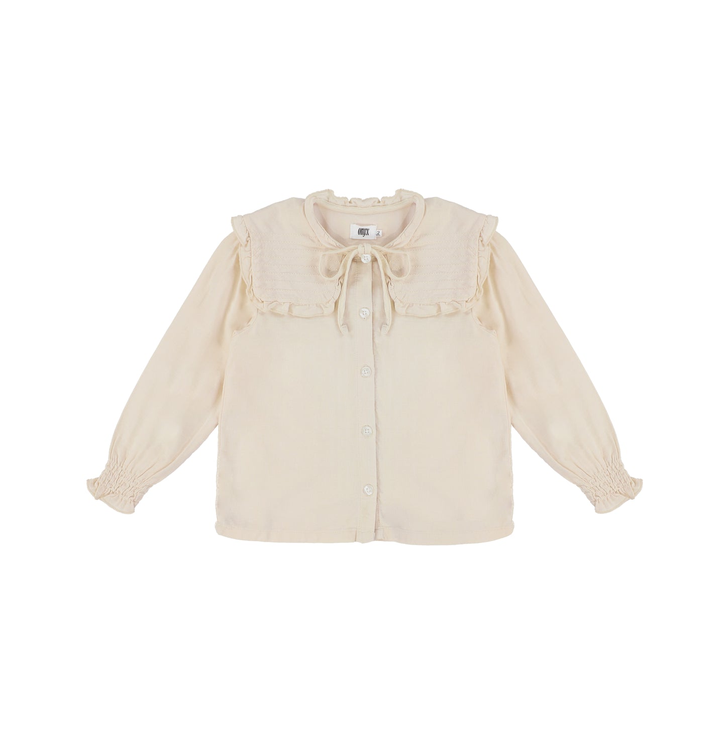 LINEN COLLAR BLOUSE
