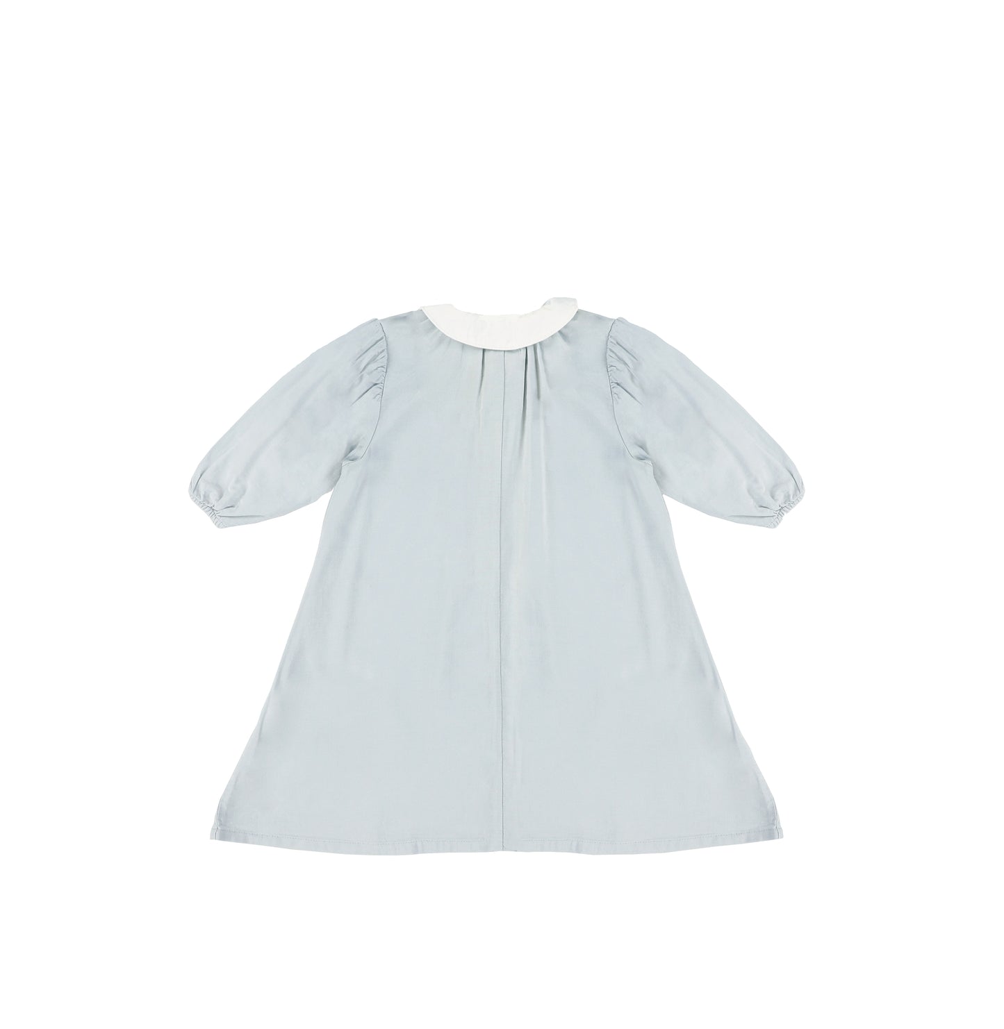 3/4 SLEEVES LINEN COLLAR DRESS