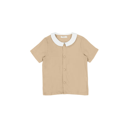 LINEN COLLAR SHIRT