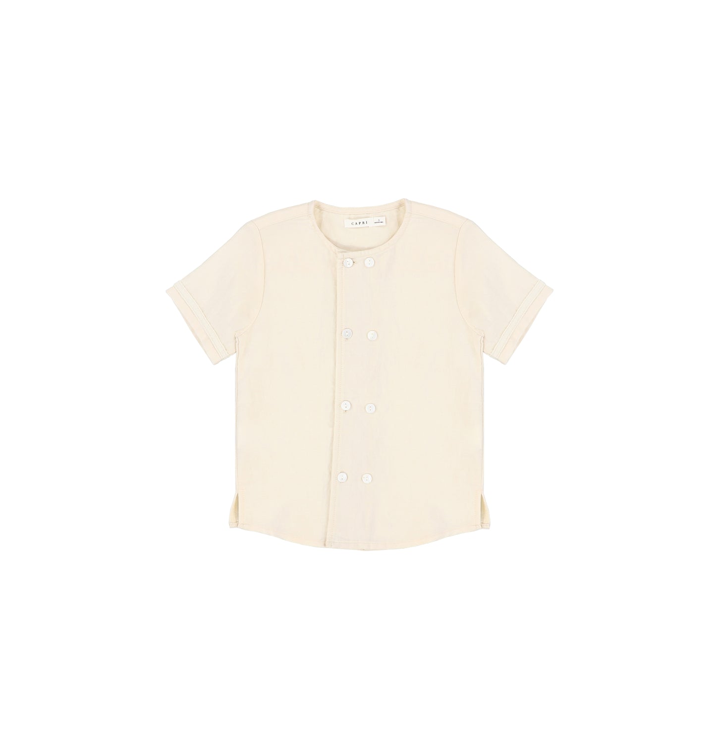 LINEN DOUBLE BUTTON SHIRT