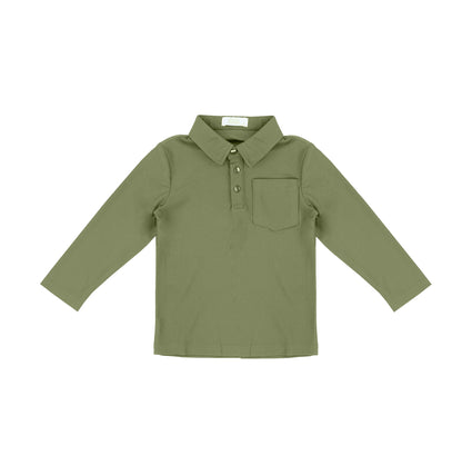 LONG SLEEVES DRY FIT TEXTURED POLO