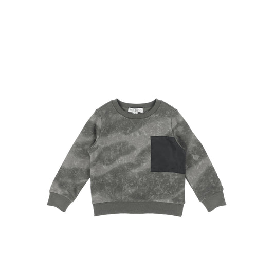 NYLON PATCH SWEATSHIRT