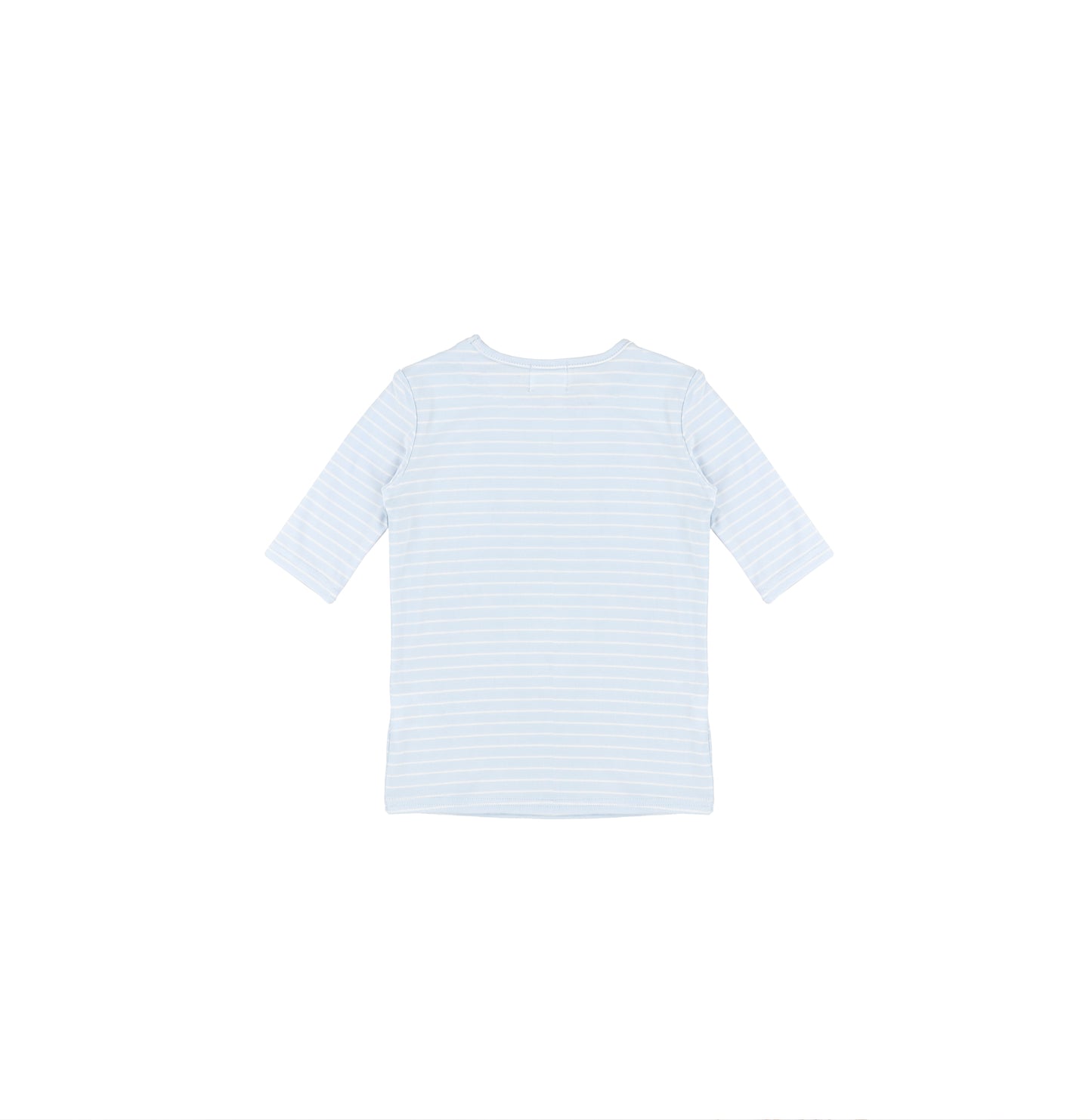 3/4 SLEEVES PASTEL STRIPED TSHIRT