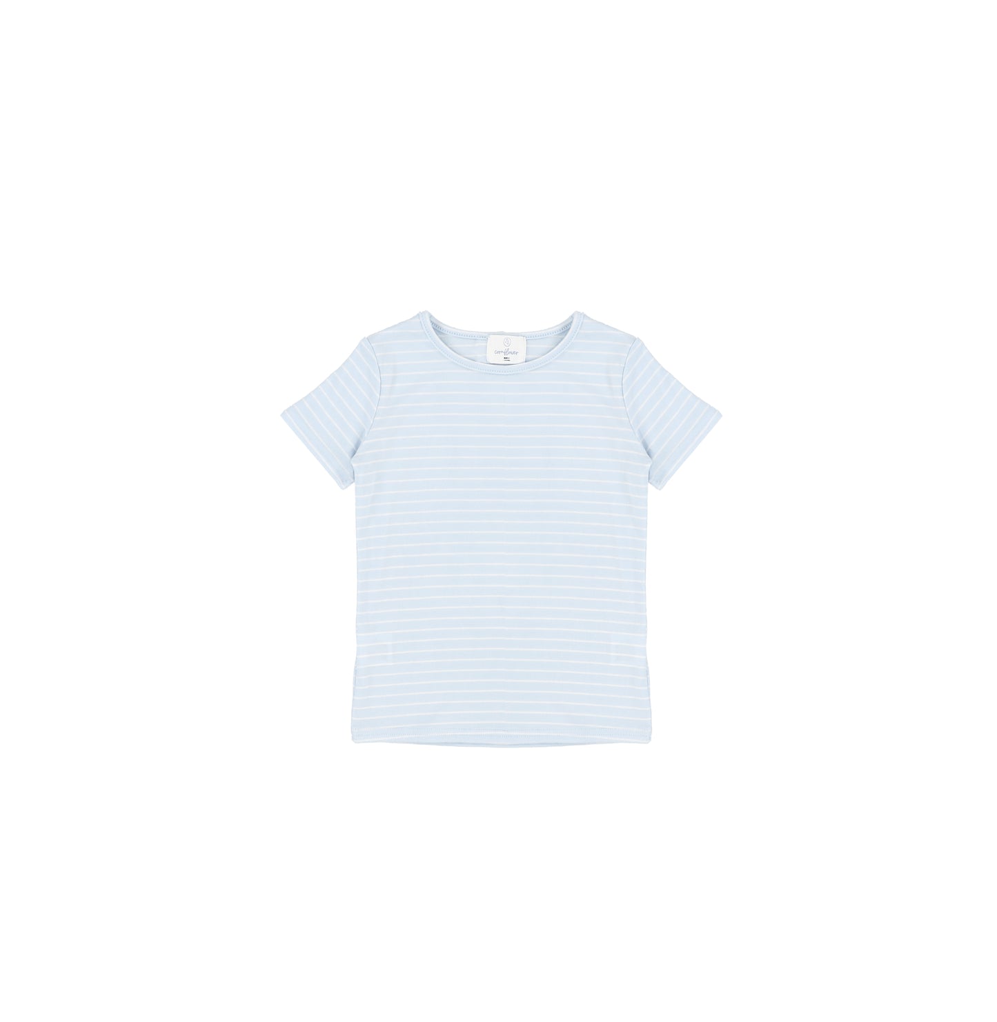 SHORT SLEEVES PASTEL STRIPED TSHIRT