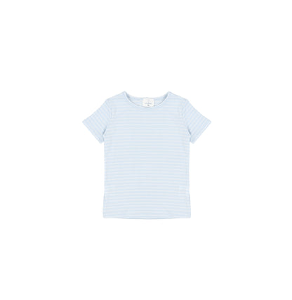 SHORT SLEEVES PASTEL STRIPED TSHIRT