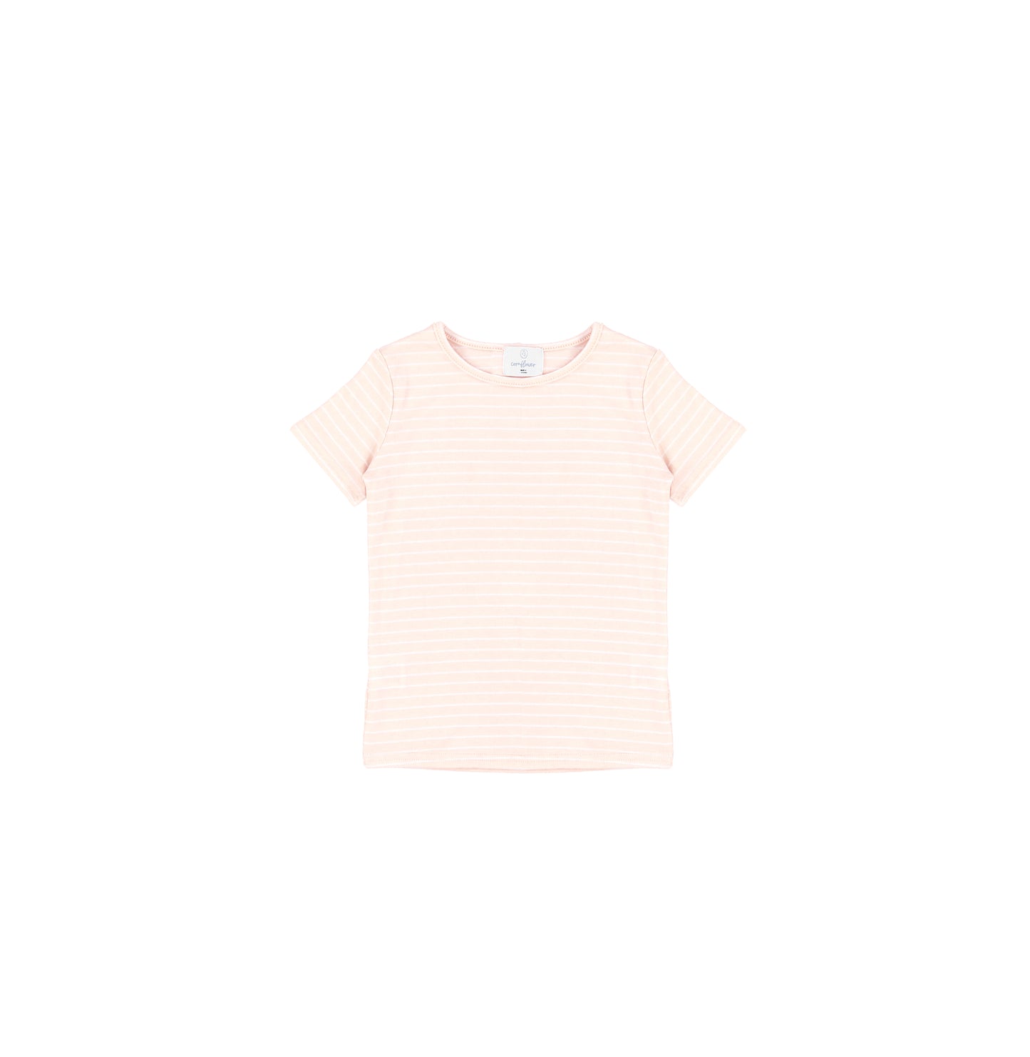 SHORT SLEEVES PASTEL STRIPED TSHIRT