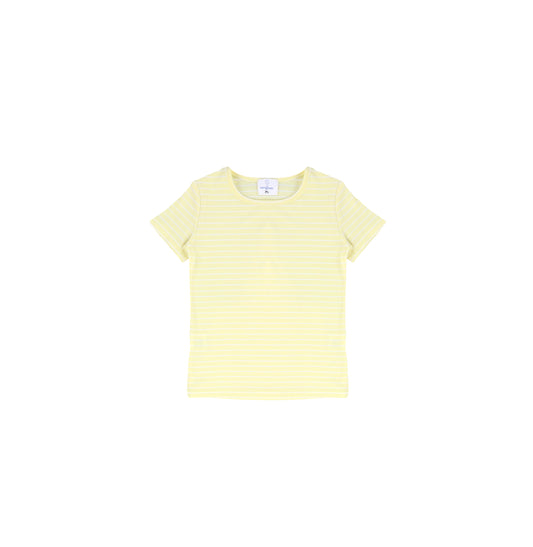 SHORT SLEEVES PASTEL STRIPED TSHIRT
