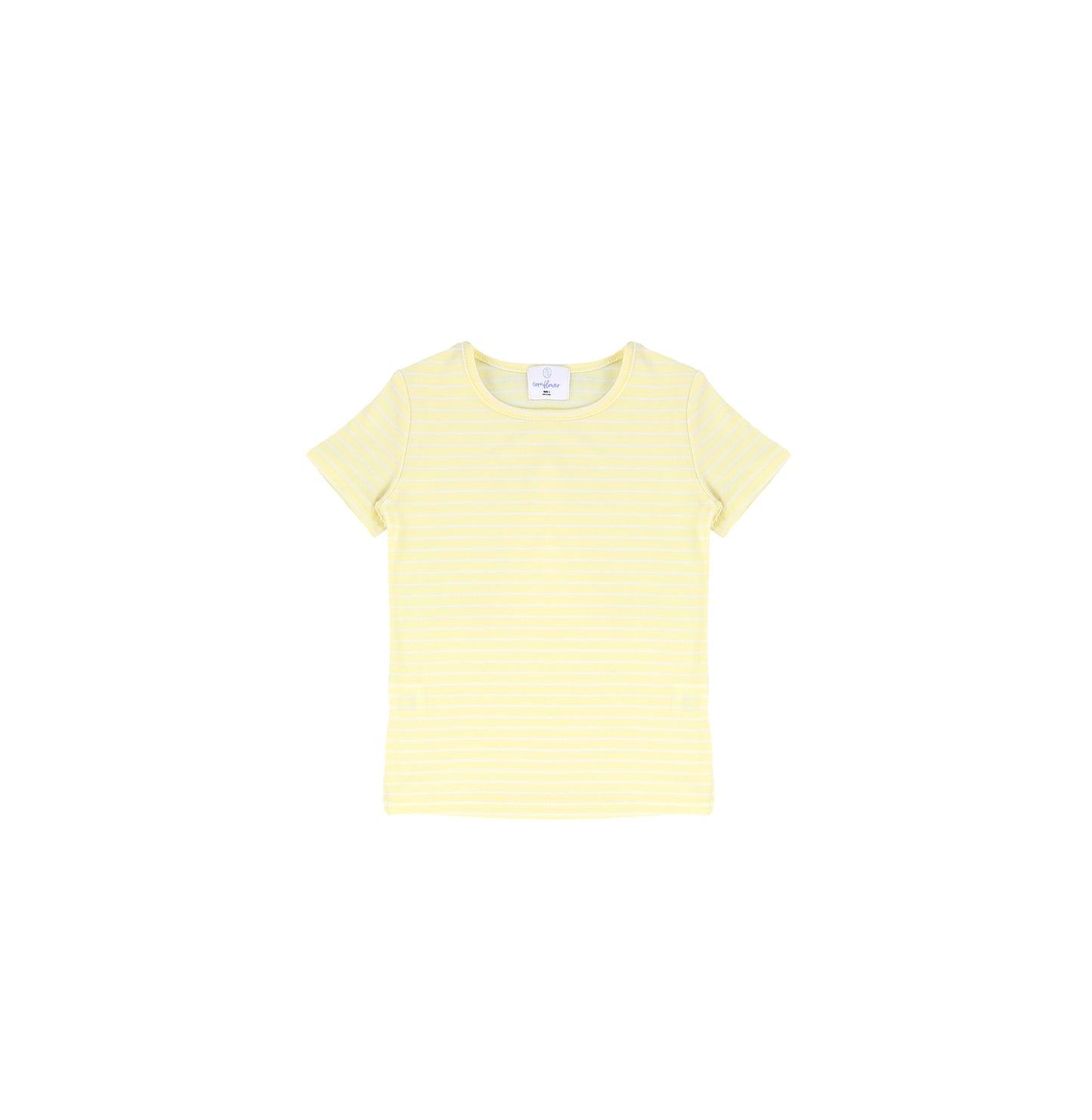 SHORT SLEEVES PASTEL STRIPED TSHIRT