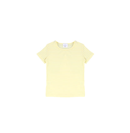 SHORT SLEEVES PASTEL STRIPED TSHIRT