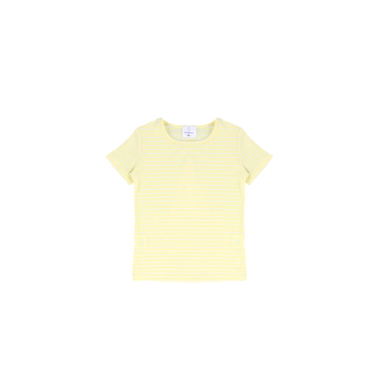 SHORT SLEEVES PASTEL STRIPED TSHIRT