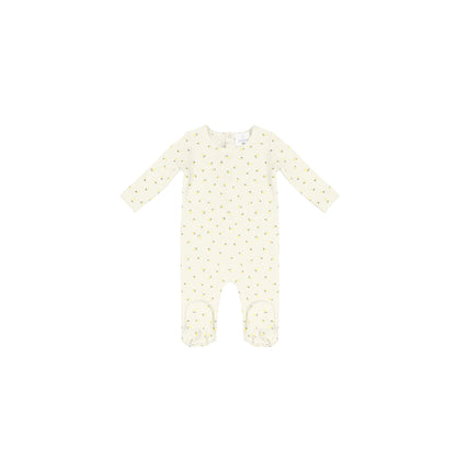 PETITE FLORAL FOOTIE