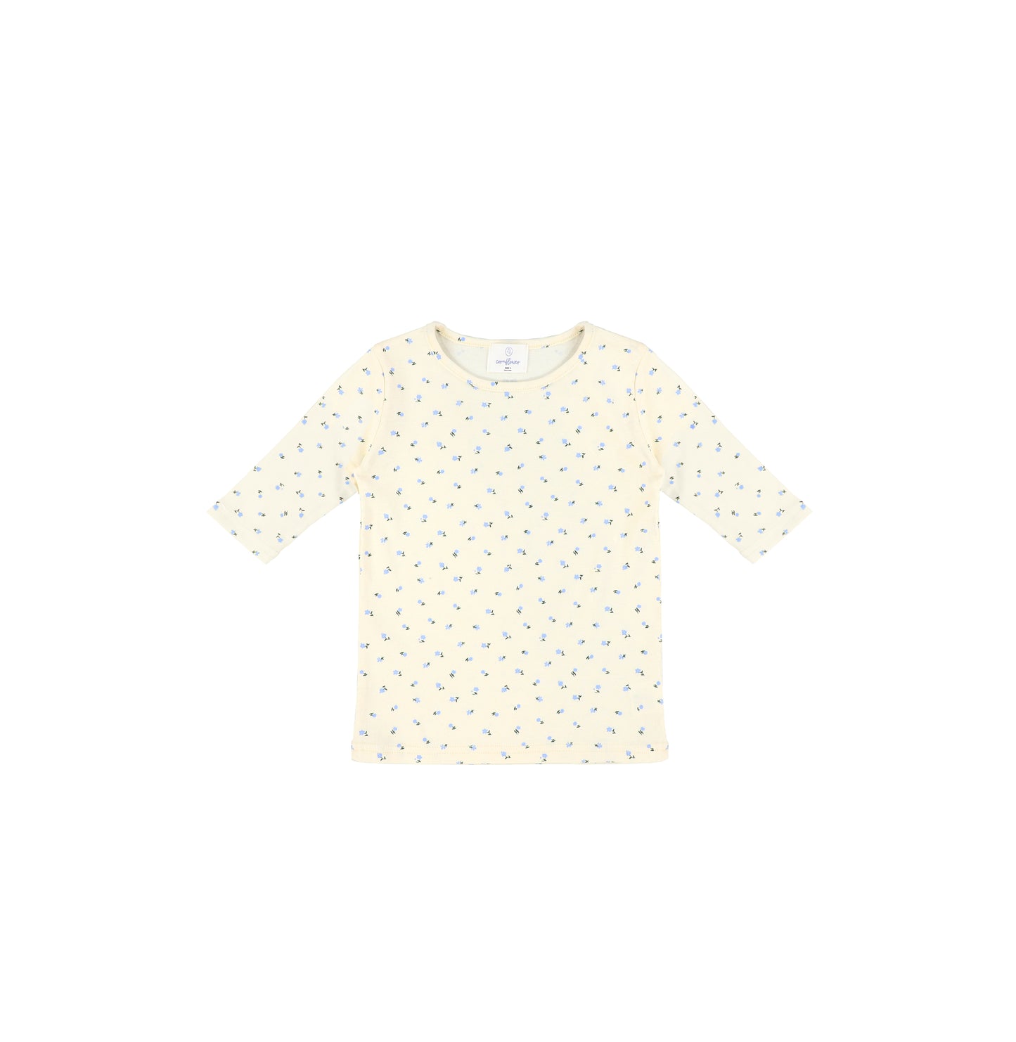 3/4 SLEEVES PETITE FLORAL TSHIRT