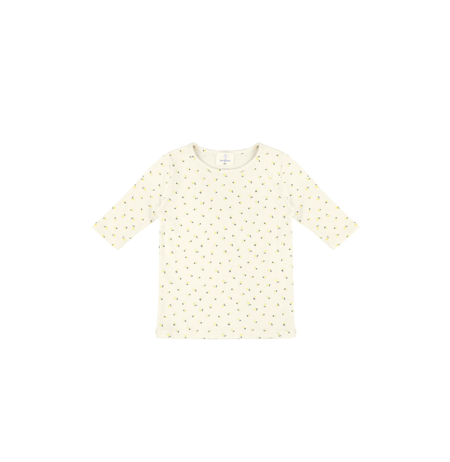 3/4 SLEEVES PETITE FLORAL TSHIRT