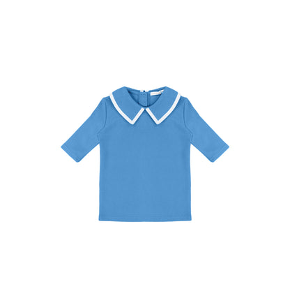 3/4 SLEEVES PIQUE TOP