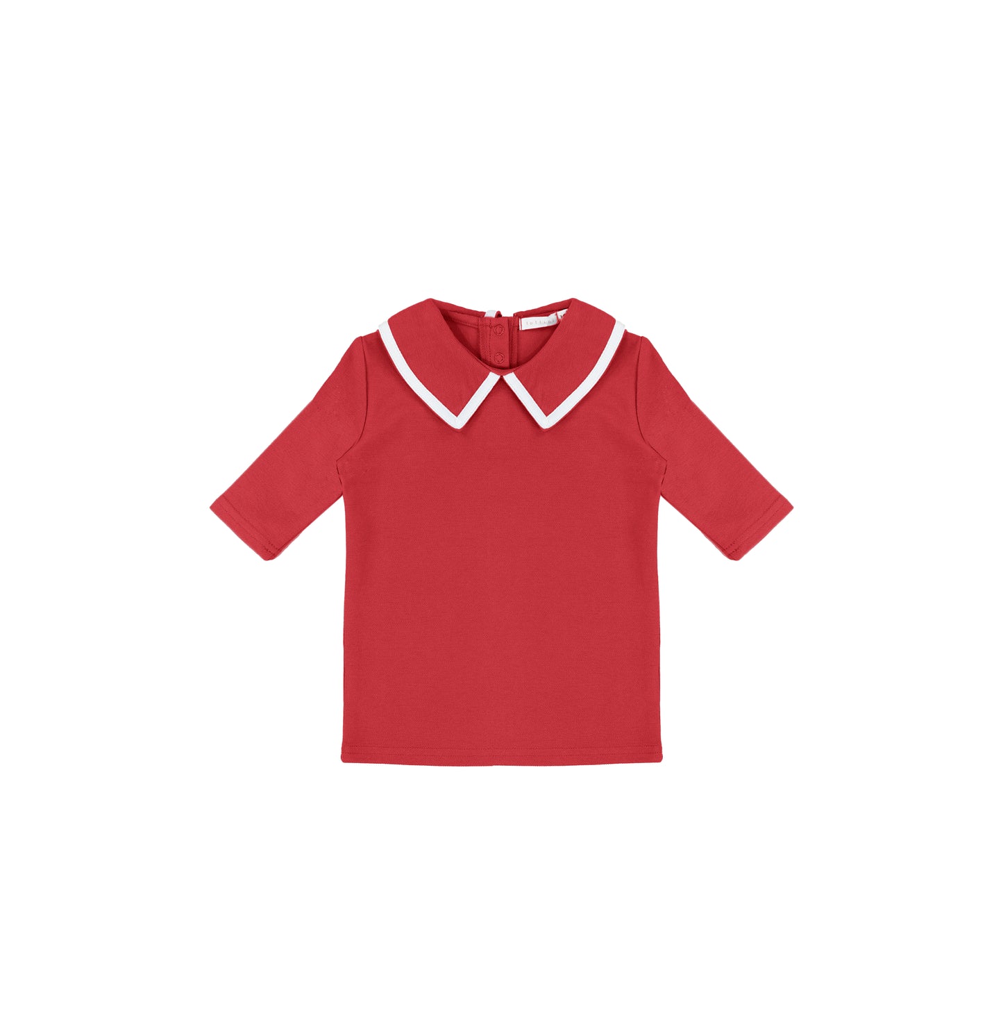 3/4 SLEEVES PIQUE TOP