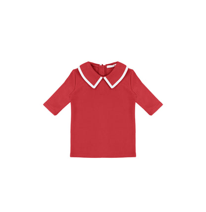 3/4 SLEEVES PIQUE TOP