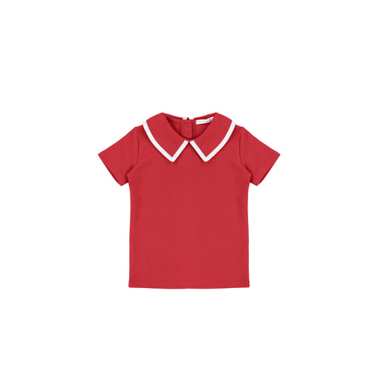 SHORT SLEEVES PIQUE TOP