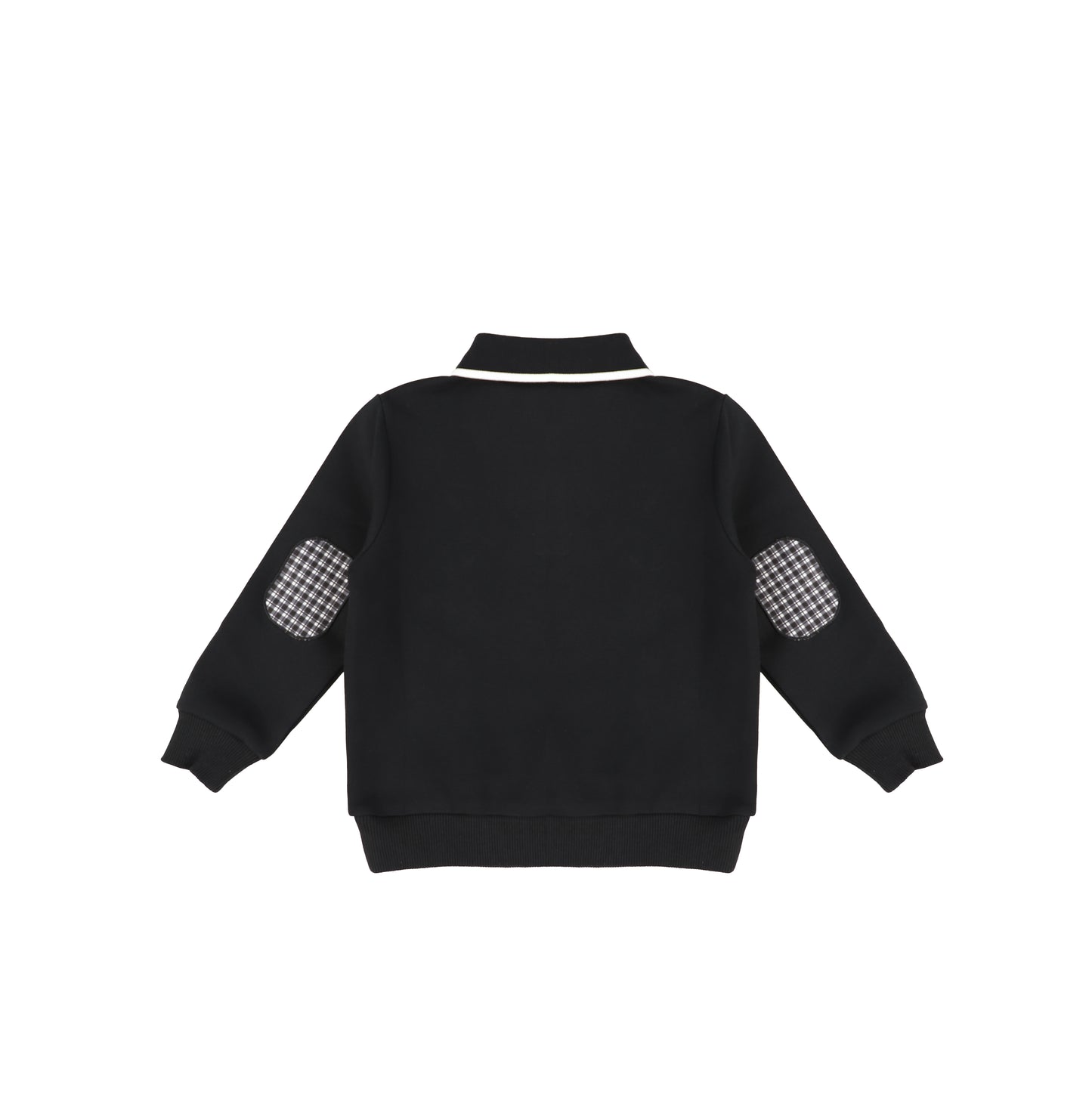 PLAID PATCH POLO