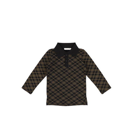PLAID POLO SHIRT