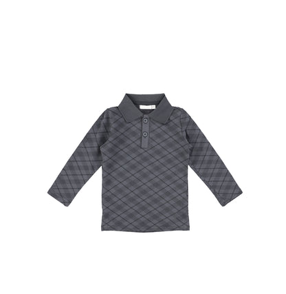 PLAID POLO SHIRT