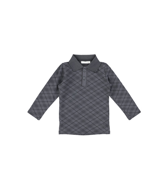PLAID POLO SHIRT