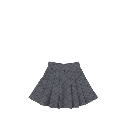 PLAID PANEL SKIRT
