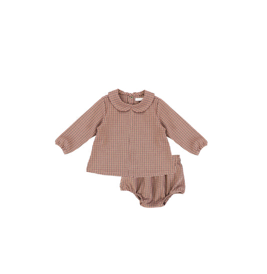 PLAID BABY SET