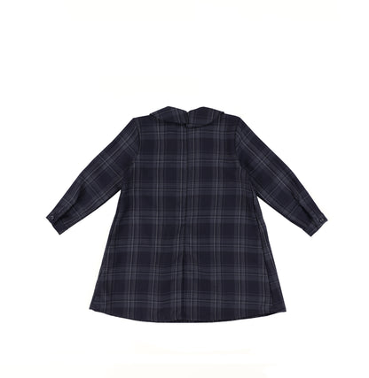PLAID COLLAR DRESS