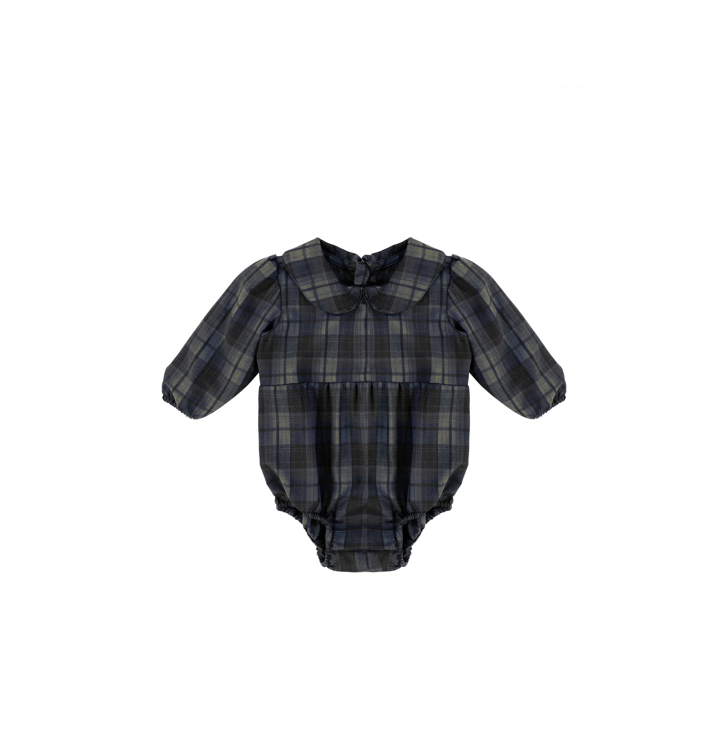 PLAID COLLAR ROMPER