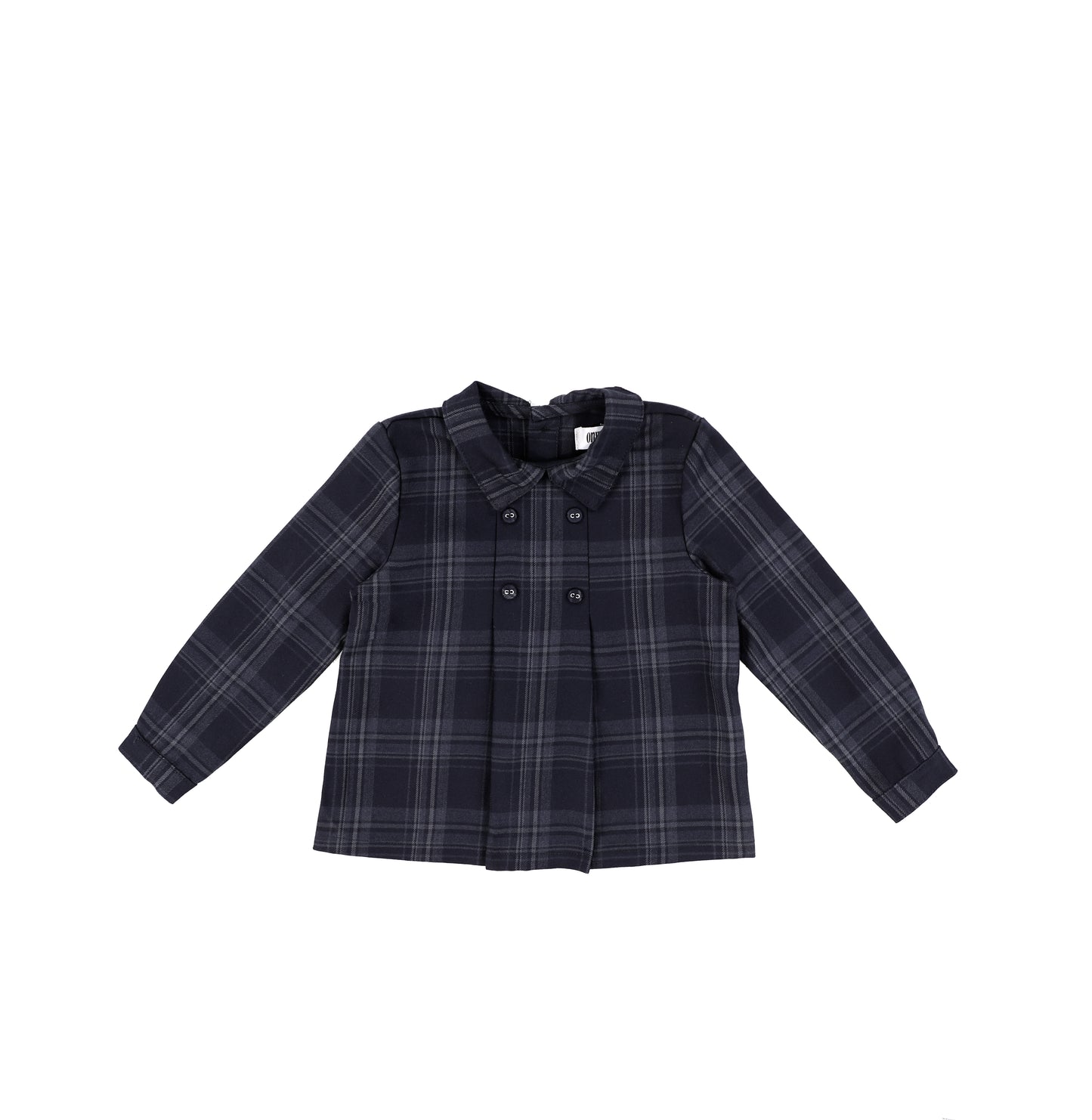 PLAID COLLAR SHIRT