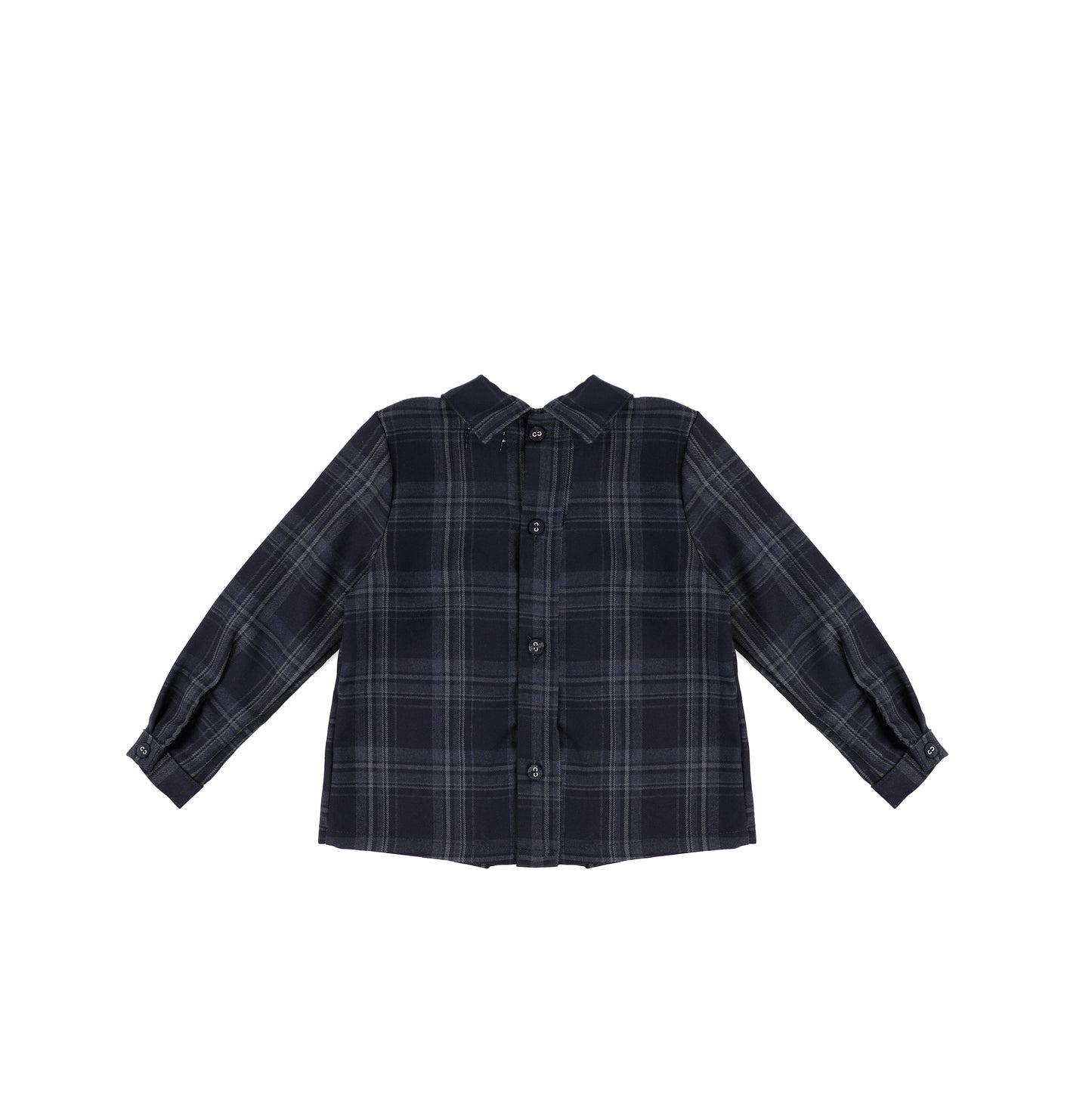 PLAID COLLAR SHIRT