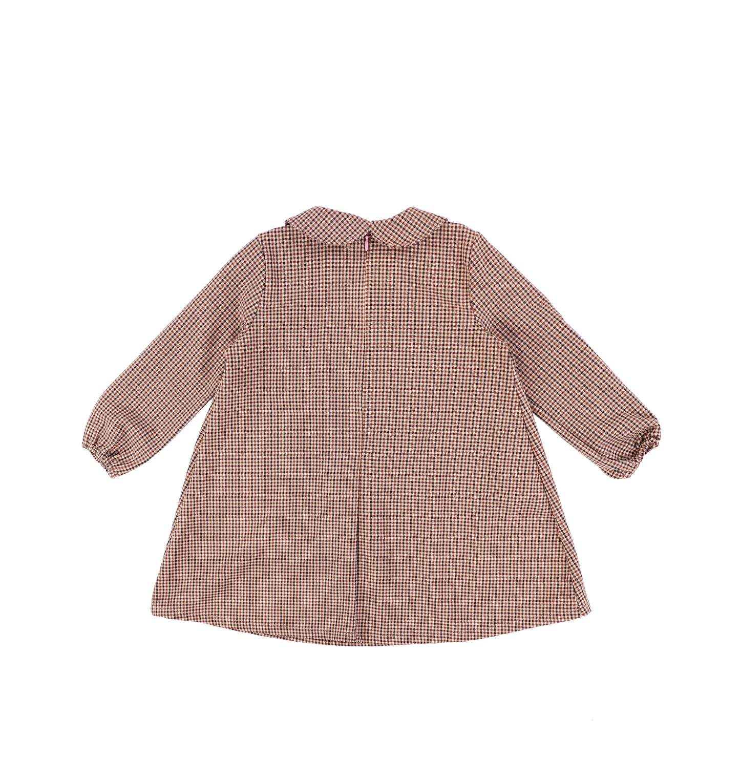 PLAID COLLAR DRESS