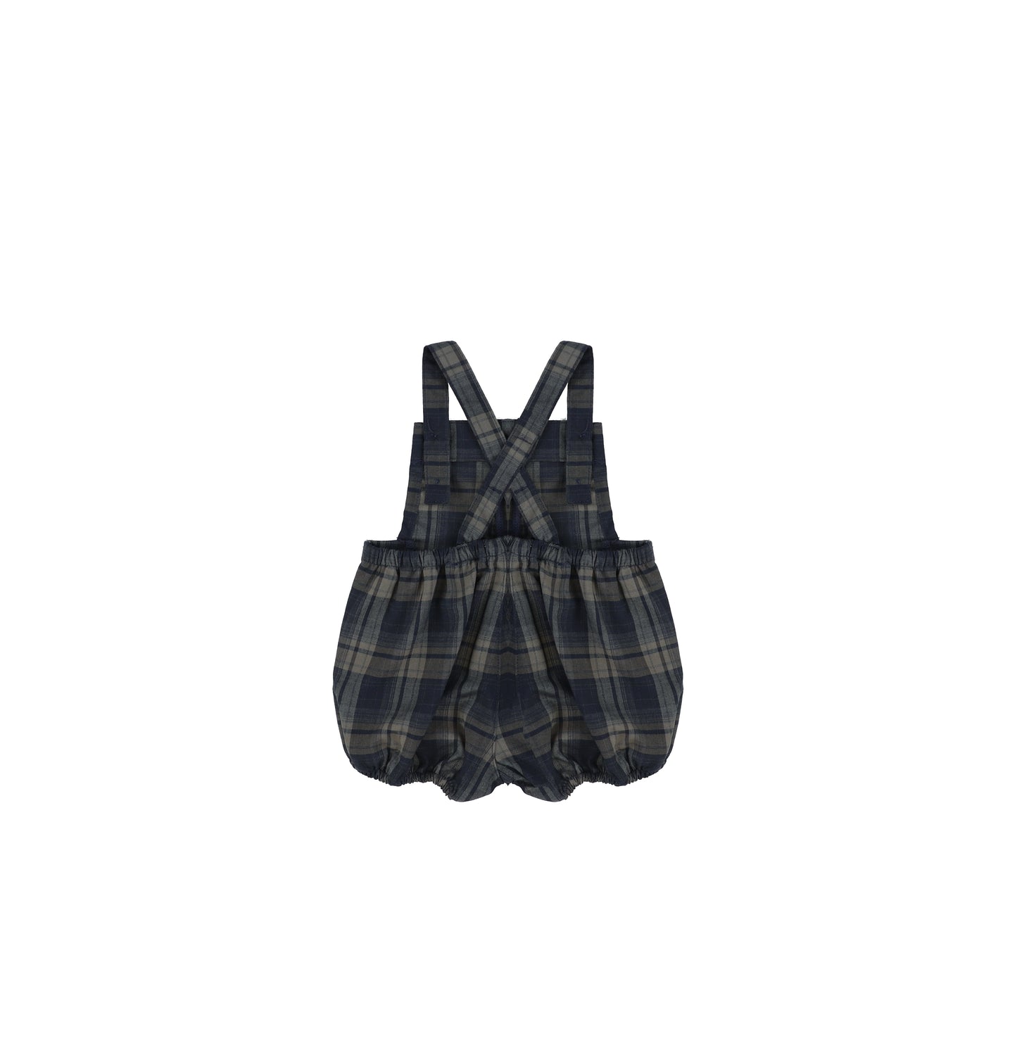 PLAID OVERALL ROMPER