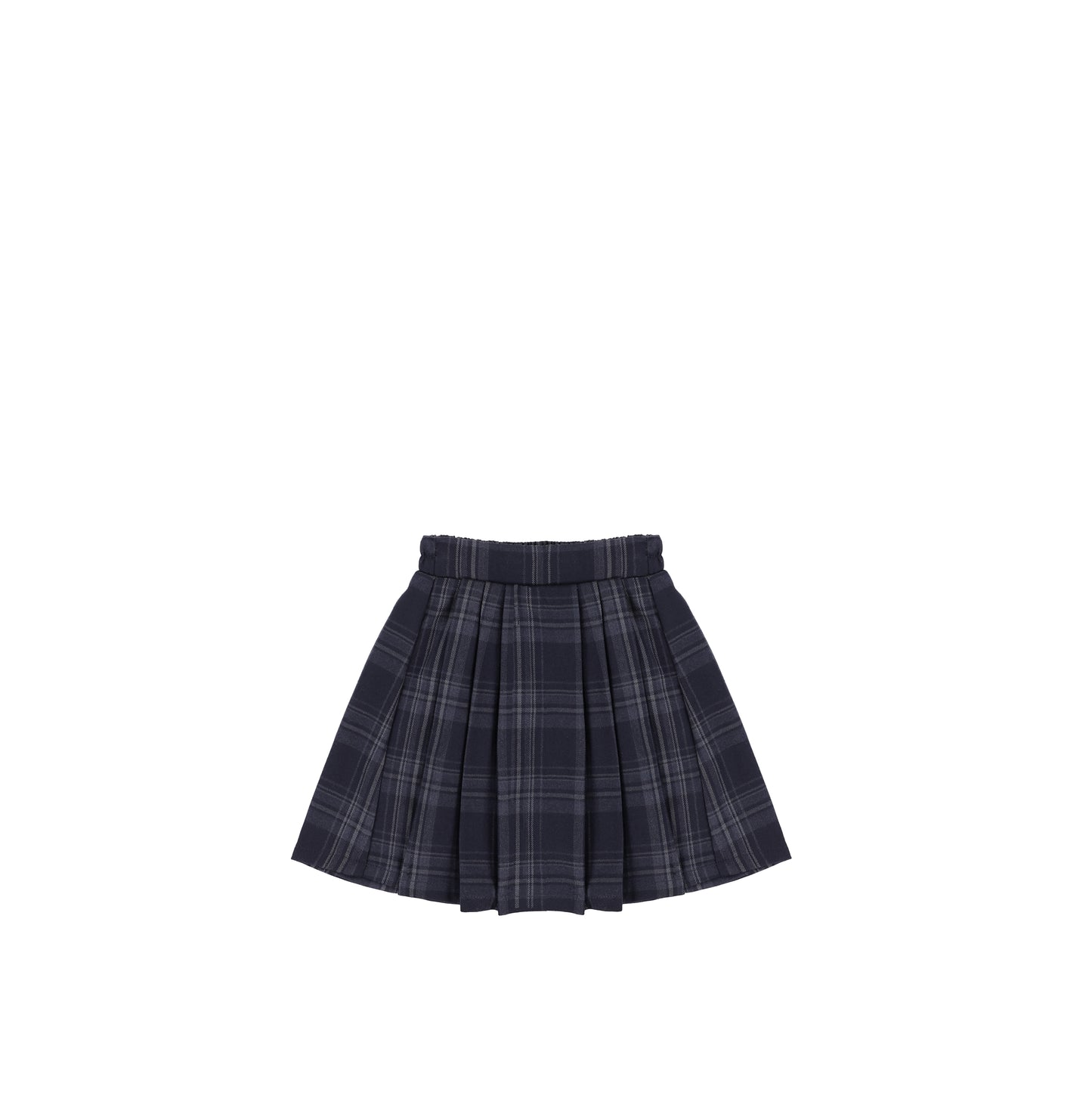 PLAID PLEATED SKIRT