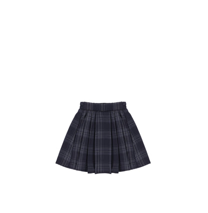 PLAID PLEATED SKIRT