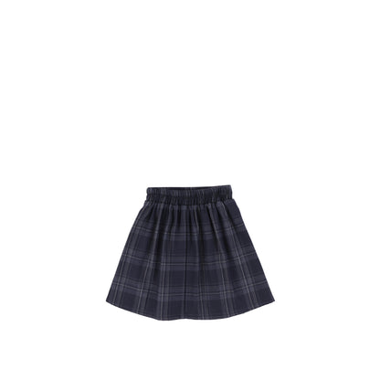 PLAID PLEATED SKIRT