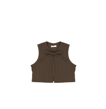 PLEATED VEST