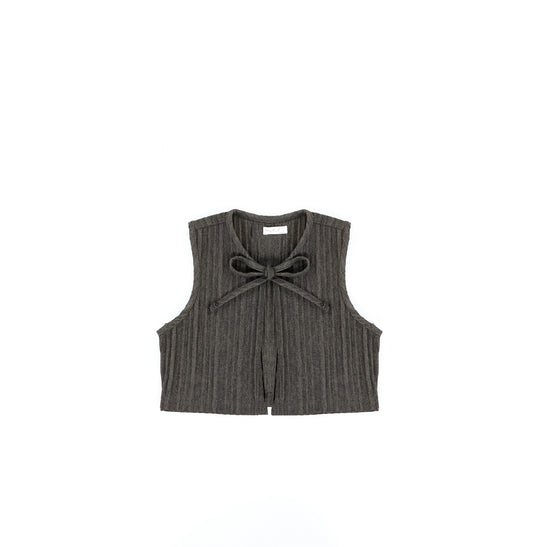 PLEATED VEST