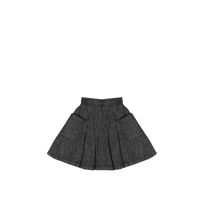 POCKET PLEATED SKIRT
